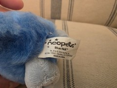 Neopets Blue Noil Plush Doll Toy 2006 with Tags Rare Vintage Y2K Limited Too
