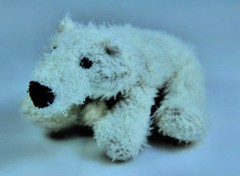 Ganz Webkinz White Stuffed Polar Bear Plush HM116- No Code 7″