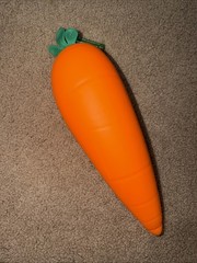 Sunny Days Squeezy Carrot Giant XL Sensory Squishy Stress Ball Toy Fidget NEW