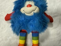 VINTAGE 1983 HALLMARK RAINBOW BRITE 12″ BLUE CHAMP SPRITE PLUSH MATTEL