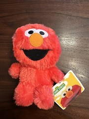 Sesame Street Elmo 7″ Plush Toy Factory Sesame Workshop New Nwt