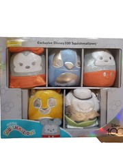 Squishmallows Disney 100 – 5pk Box Set NEW With Tags