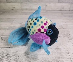Webkinz Polka Back Fish Plush Stuffed Animal Doll HS524 Lil Kinz 6″