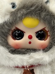 Baby Three Who’s Cat Is This 6” Plush Cat Pendant With Card And Special Eyes