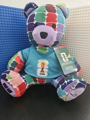 FIFA World Cup 2026 10-Inch Colorful Bear Plush – Official 2026 World Cup Rare