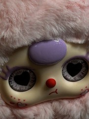 Baby Three Chinese Zodiac Rabbit W/Upgraded Glass Eyes & Hand Painted Lashes