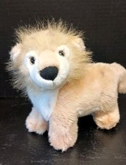 Vintage K & M Wild Republic Plush Realistic Wild Cat Lion Jungle Cat