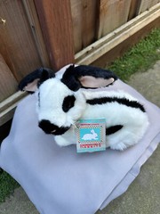 Vintage ’80’s Applause RARE REMARKABLE RABBIT English Spot PLUSH Bunny mccar x07