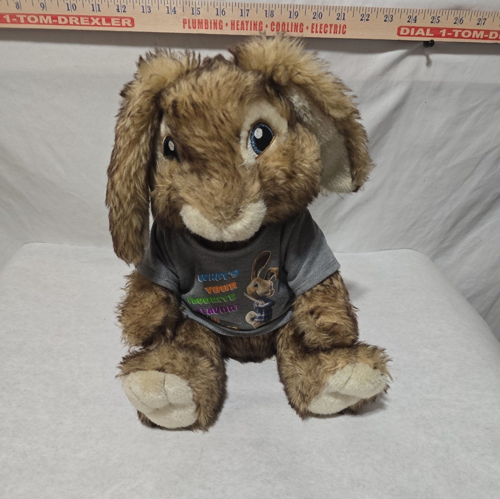 Build-A-Bear Hop Movie Plush Bunny EB 16” Brown Rabbit Stuffed Animal