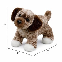 Spud Mixed Breed Mutt Dog Plush Stuffed Animal | 8 Inch Long