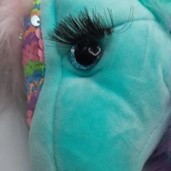 Rainbow Fuzzles Veda Unicorn Plush Douglas Cuddle Toys 15″ Teal Purple Sparkle