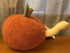 Cloud Island Baby Fall Apple with a Worm Stuffed Animal Plush Toy NWT