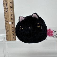San Ei Boeki Nekodango Cat Plush Animal Black Cute Fluffy Kitty Cuddle Doll 2″