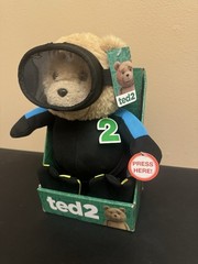 Ted 2 Talking Ted In Scuba Outfit 11 Inch Plush Teddy Bear – Rated PG