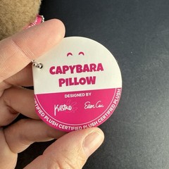 YOUTOOZ Plush Capybara Pillow 12” Plush Pillow NWT