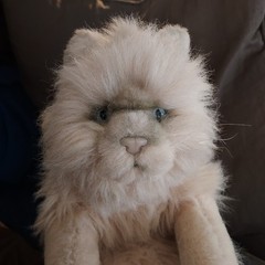 Vtg 1987 Applause Avanti Plush Seal Point Himalayan Cat Stuffed Animal Realistic