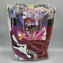 Warner Bros Space Jam Michael Jordan Bugs Bunny 1996 Throw 48×60” Brand New