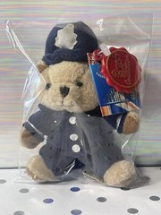 Keel Toys Bears of the United Kingdom Policeman 11cm with tags