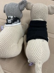 NEW Ghost & Wren Plush Set Cream – The Cuddle Collab Pair Of Dogs
