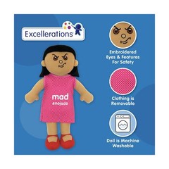 Excellerations 18″ Bilingual Emotions Plush Baby Dolls, Set of 4 | Multi-Ethn…