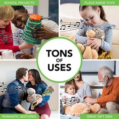 Friendly Songs Sound Module for Stuffed Animals – 2 Hours (7200 sec) of Audio