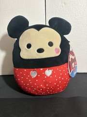 Original Squishmallows Disney 8″ Mickey Mouse Valentine’s Day Red Hearts NWT