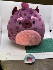 Original Squishmallows 11″ Gino The Hyena RARE With Bio Tag