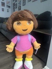 Large Vintage DORA the EXPLORER plush Nickelodeon Nanco 2002 Viacom New W/Tag