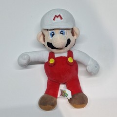 Super Mario Bros. Mario Small Plush Washable Toy Red White Brown 12 in