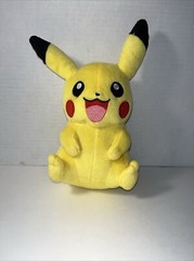 Wicked Cool Toys Pokemon Plush PIKACHU Sitting 8 inch Stuffed Toy