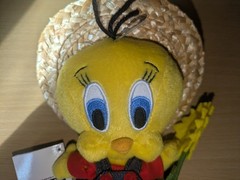 1999 WARNER BROS. STUDIO STORE ‘Tweety Sunflower’ Plush Bean Bag (NWT)