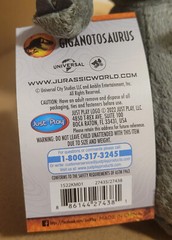 NEW! JURASSIC WORLD: DOMINION Lot of (2) 9″ Plush GIGANOTOSAURUS and T-REX ~ NWT