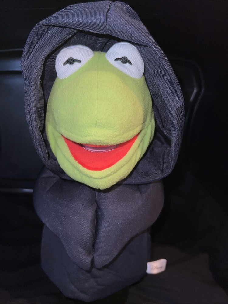 12” Disney Muppets Evil Kermit The Frog In a Cape Constantine Plush Hand Puppet
