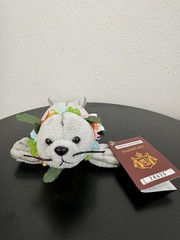 HAWAIIAN COLLECTIBLES Plush Umo The Hawaiian Monk Seal NWT Passport Tag