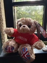 Small United Kingdom London Plush Bear