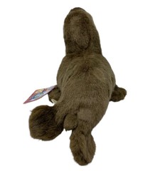 Vintage 1989 K & M International Brown Seal Walrus Plush Stuffed Animal 11”