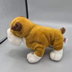 Ganz Webkinz Bulldog HM126 Plush Stuffed Animal Brown White Dog No Code