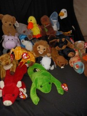 Ty Beanie Babies Plush Stuffed Animal Lot Mixed Animals Multicolor Vintage 1998