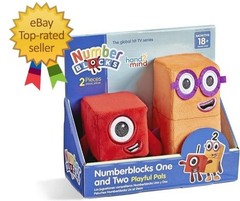 Numberblocks One & Two Playful Pals, Plush Figure Toys, Numbers for Toddlers, Pr