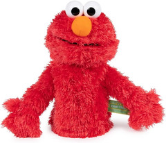 GUND Sesame Street Official Elmo Muppet Plush Hand Puppet, Premium Plush Toy for
