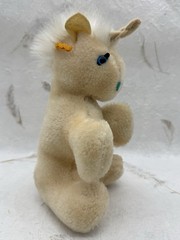 VTG Unicorn Plush 8 Inch Superior Toy Novelty Peach/Tan Stuffed Animal