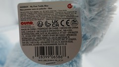 GUND Baby 15 in. My First Friend Teddy Bear Blue Ultra Soft Plush Toy for Babies
