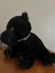 Webkinz BLACK PANTHER Retired Plush No code Ganz HM216 Adorable Stuffed Animal
