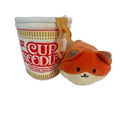Anirollz Cup Of Noodles Foxiroll Fox Plush 7″ Stuffed Animal Toy
