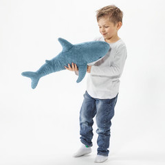 IKEA BLÅHAJ Baby Shark Soft Toy Plush Stuffed Animal Blue Birthday Gift 21 ¾