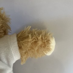 Weighted 1.5 Lb. Baby Sloth Light Brown W/warm Hugs White T-Shirt 9.5”