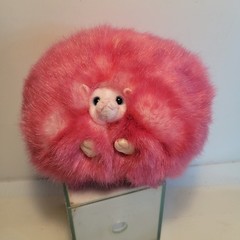 Universal Studios Harry Potter Pink Pygmy Puff Plush Animal with Sound