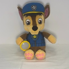 PAW Patrol Chase Plush Snuggle Up Pup with Working Flashlight Sleepy Sounds 12”