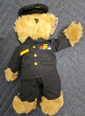 Stuffed USAF US Air Force Bear Plushland Toy Co Animal 10″ FREE Shipping