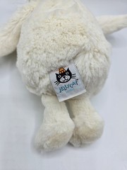 Jellycat London Woodland Babe Owl Bashful White Plush Stuffed Animal 11” Retired